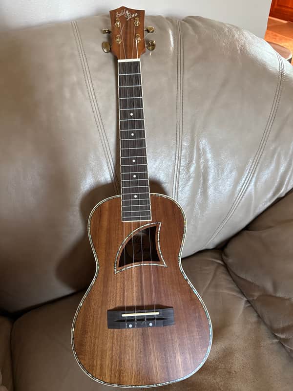 Eddy Finn EF-26-KC KOA CONCERT UKULELE W/ ABALONE image 1