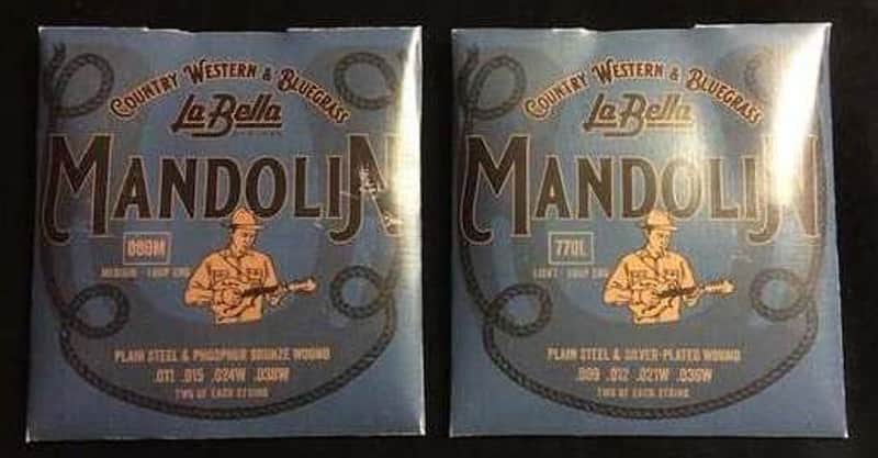 La Bella Strings - Mandolin Strings - Silver Plated Light (2 Packs) image 1