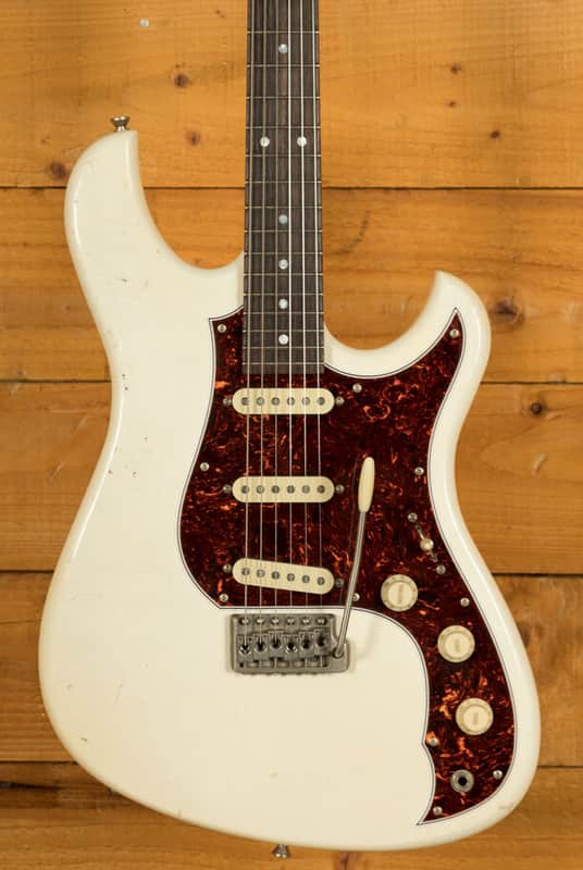Novo Select Idris | Olympic White - Tortoise Shell Pickguard image 1