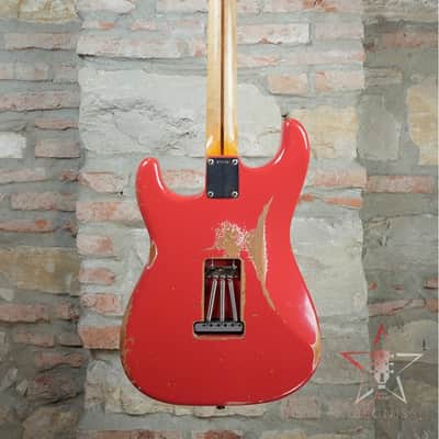 FENDER CUSTOM SHOP Stratocaster 1956 Reissue Relic - 2013 - Fiesta Red image 19