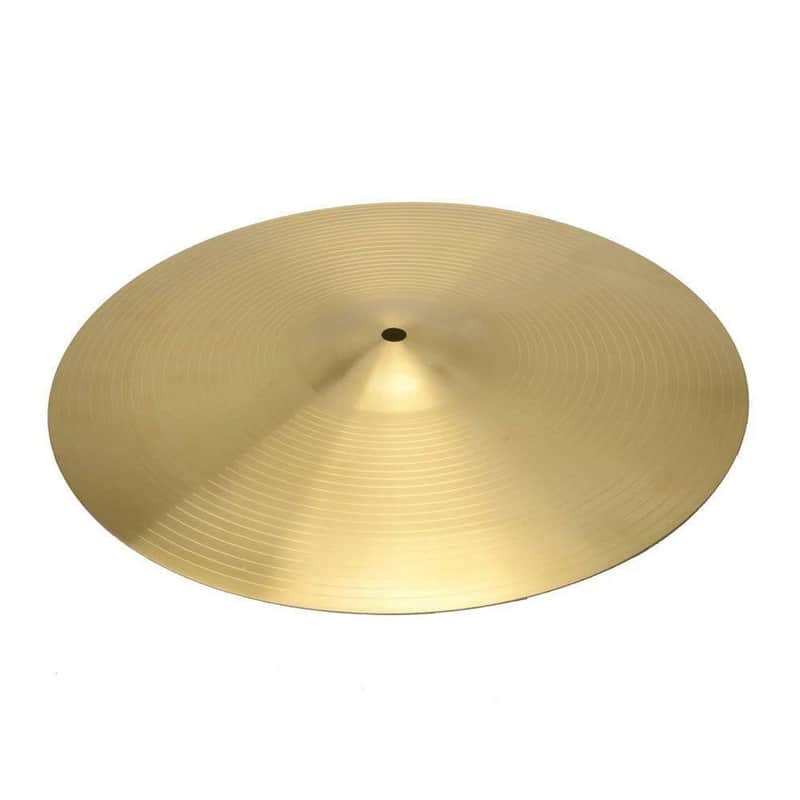 New Professional 16" 0.7mm Copper Alloy Crash Cymbal for Drum Set Golden US image 1