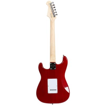 Fazley Startist Plus ST118 Transparent Red with gig bag image 2