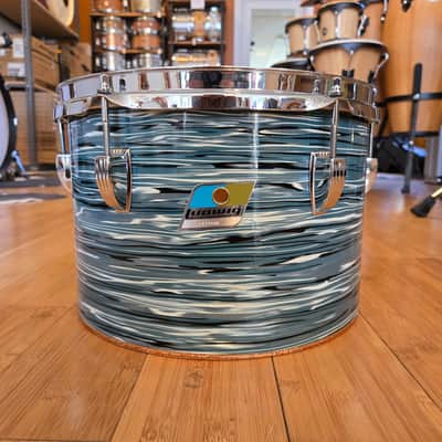 Drum Kits - 1970's Ludwig Classic Maple 14x24 8x12 9x13 14x16 (Concert Tom) Drum Kit (Bowling Ball Blue Oyster) image 12