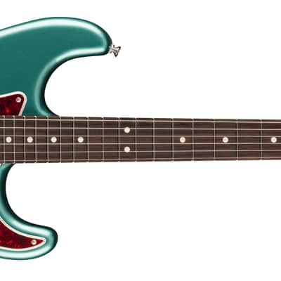Fender American Professional Classic Stratocaster RW, Faded Sherwood Green Metallic imagen 2