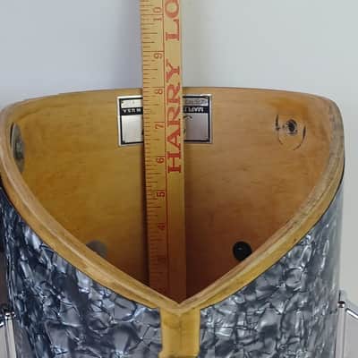Pearl 8x8"+10" 80s Marching Tom Duo Championship Maple Sonic Cut Away 8ply Shell image 9