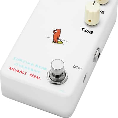 Animals Pedal Surfing Bear V2 Overdrive Effects Pedal image 2
