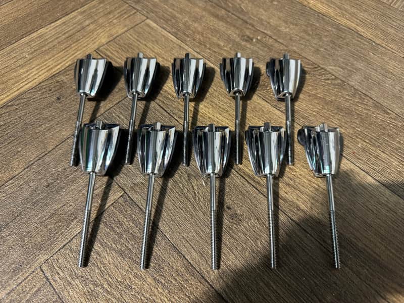 Natal Arcadia Bass Drum Tension Rods & Claws x10 #ME135 image 1