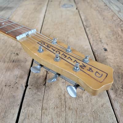 The Cleanest Danelectro Convertible 1960s W/ Modern Hard Case - Natural image 7