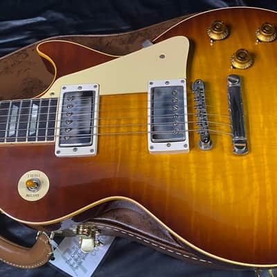 MINT! Gibson Custom Shop '59 Les Paul Standard Reissue VOS Iced Tea Finish - Original Case - Box - All Paperwork image 7