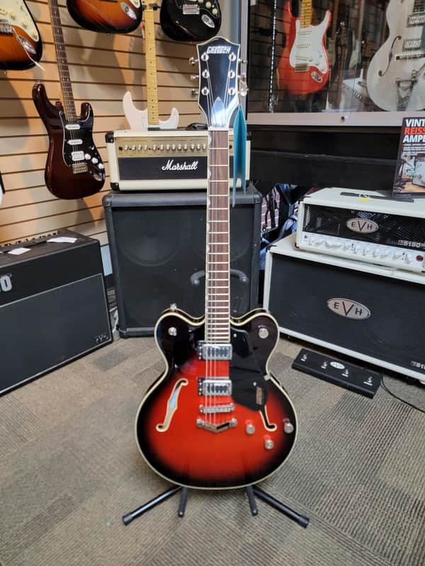 Gretsch G5622 Electromatic Center Block Double-Cut with V-Stoptail - Claret Burst image 1