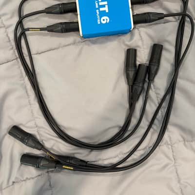 Whirlwind Split 6 1x6 Parallel Line Splitter + (6) Mogami Gold XLR Cables – Excellent Condition