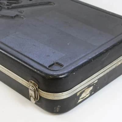 1978 Vintage Fender Stratocaster Molded Black Plastic Hardshell CASE CBS Era 1970s-1980s USA Strat image 6