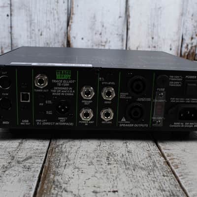 Trace Elliot TE-1200 Head Electric Bass Guitar Amp Head w Footswitch and Gig Bag image 8