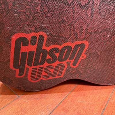 ~1990 Gibson Hardshell SG Case Faux Snake Skin image 2