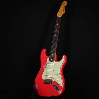 Fender Custom Shop 1962 Stratocaster w/ Josefina Handwound Pickups, Heavy Relic- Fiesta Red/ Pink Paisley 2026 (R143987) image 13