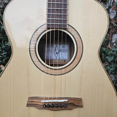 Wilhelm Guitars Black Limba, German Spruce OM Acoustic Guitar image 6