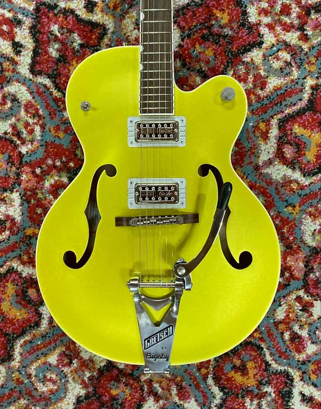 Gretsch G6120-T-HR Brian Setzer Signature 2021 - Lime Gold, Mint, DEMO, SKU: I617158 image 1
