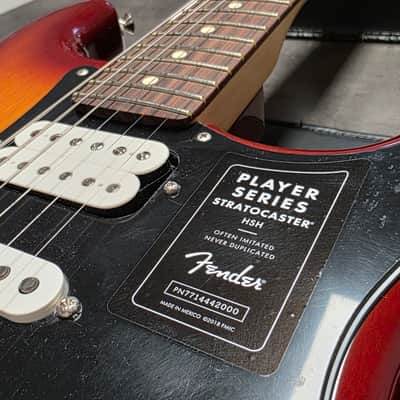 Fender Player Series Stratocaster HSH BRAND NEW Tobacco Burst Sunburst Pro Strat Limited Edition Discontinued NOS Electric Guitar image 5
