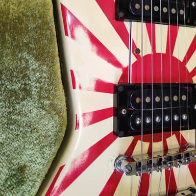 1978 Greco EX800 Relic Rising Sun JAPAN - Van Halen Ibanez Destroyer 2459 Lawsuit Era Explorer - Original Hardcase image 9