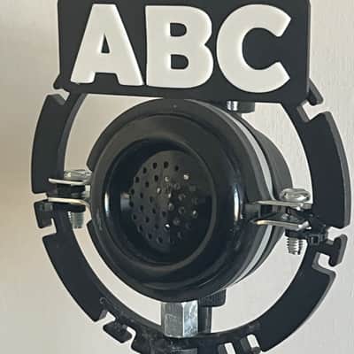 Vintage 1950s Western Electric Dynamic Microphone, Ring mounted, works, ABC image 3