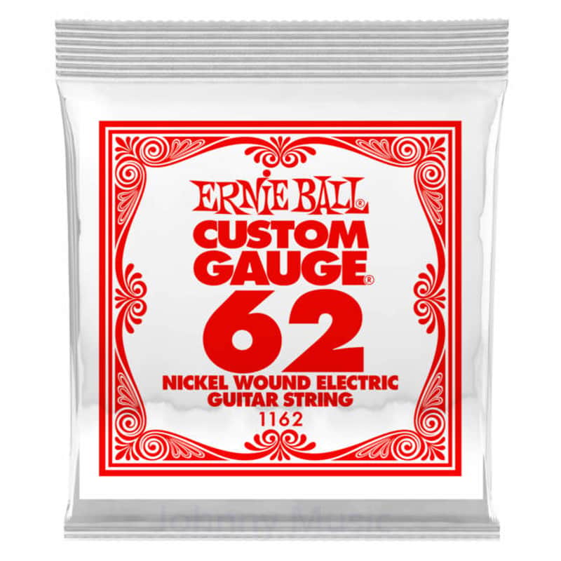 .062 Custom Gauge Electric Guitar Single String Nickel Plated Wound On Tin Plated Steel Hex Core image 1