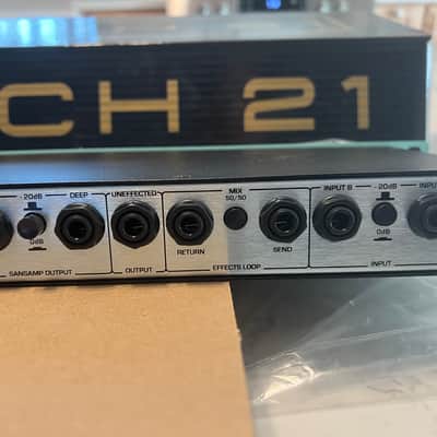 Tech 21 GED-2112 Geddy Lee SansAmp Rackmount Bass Preamp with Effects Loop 2010s - Silver image 6