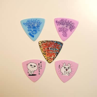ESP Wanima Kenta & Yosistamp Bunny Guitar Picks 5pcs Made in Japan image 3