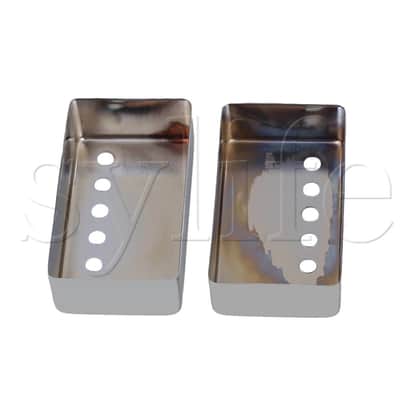 Chrome Metal Guitar Humbucker Pickup Covers Set image 2