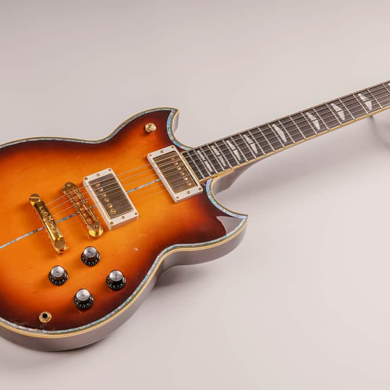Yamaha SG1000 1981 Japan Tobacco Sunburst Ebony Board Gibson Burstbucker 2