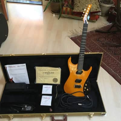 Moog Guitar Paul Vo Collector's Edition --  Honey Body, Mint with HSC ( like a moog E1 but nicer!) image 2