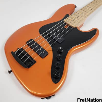Nordstrand Audio Nordy vJ5 5-String Bass Tangerine Metallic Big Singles 2B PreOwned 11.60lbs # 293 image 3