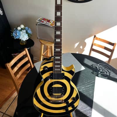 Epiphone Zakk Wylde Signature Les Paul Custom Antique Ivory with Case image 4