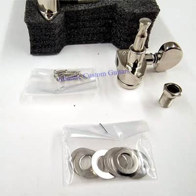 Kluson Revolution Locking Tuners 3+3 20:1 Ratio, KREL-3-C - Chrome image 3