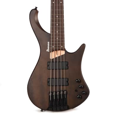 Ibanez EHB605WNF EHB Ergonomic Headless Bass 5-String Walnut Flat image 2