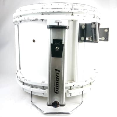 Ludwig Free Floater LFF024DMSF 14x12" Marching Snare Drum White Magnesium Frame image 4