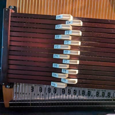 1972 Sekova Chromaharp Bluegrass Autoharp w/ Case and Accessories Made in Japan image 5