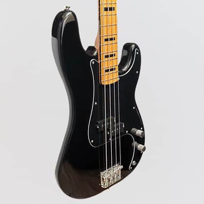 Fender Squier Classic Vibe '70s Precision P 4 String Electric Bass Guitar - Black image 2