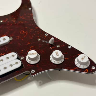 Unbranded Stratocaster Loaded Pickguard Brown Tortoise Shell HSS Humbucker image 7