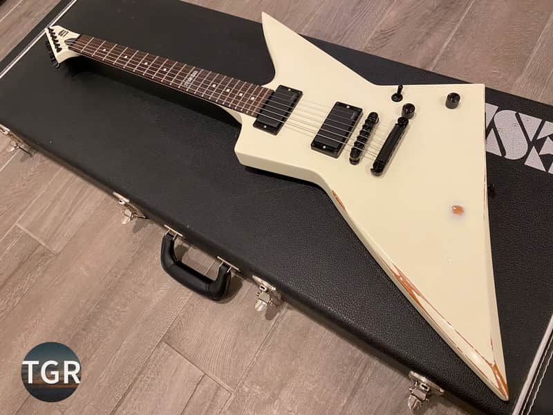 ESP LTD EX-400, Olympic White Relic, MIK!