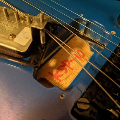 1987 Kramer Mach II Stagemaster Standard Flip Flop Blue W/OHSC Great Condition Overall image 11