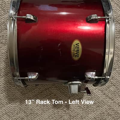 Verve Percussion 4-Piece Shell Pack - Wine Red image 12
