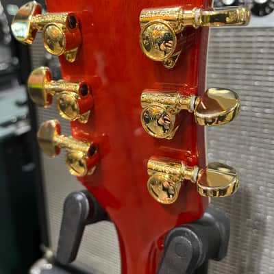 Gretsch G5022CE Rancher Jumbo Cutaway Electric 2010s - Savannah Sunset image 10