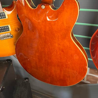 Epiphone Sheraton II Vintage Sunburst 1996 Semi-Hollow Electric Guitar image 12