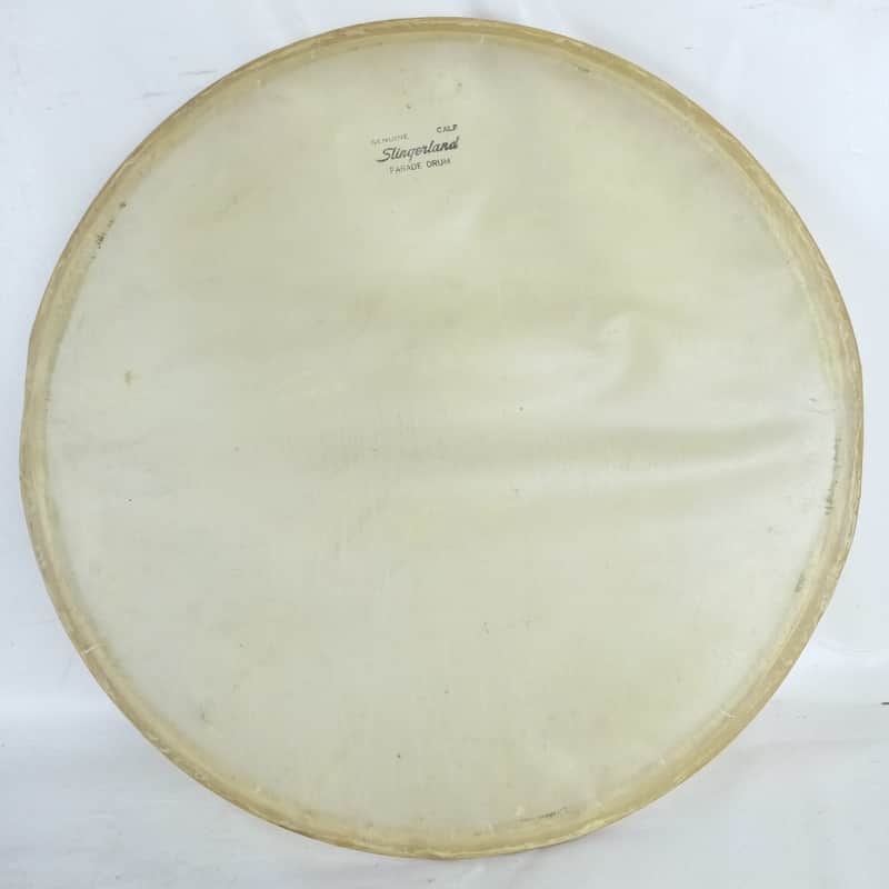 *Slingerland 15" Resonant Slunk Genuine Calf Skin Parade Snare Drum Head 50s USA image 1
