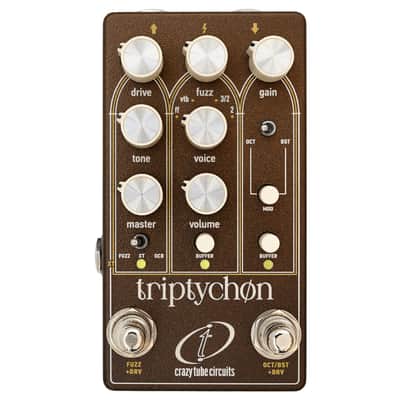 Crazy Tube Circuits Locomotive Real Tube Bass Overdrive 12AY7 Tube