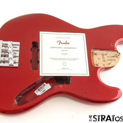 Fender American Ultra II Jazz Bass BODY & HARDWARE USA Guitar Sinister Red image 2