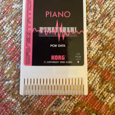 Korg Wavestation A/D PCM data card WSC-01 Piano