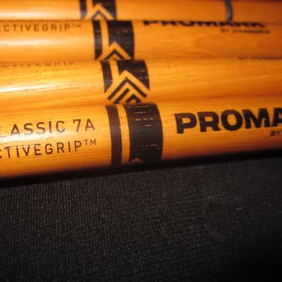 Pro-Mark TX7AW-AGC Classic 7A ActiveGrip Clear Drum Sticks 2018 - 2020 - Natural image 6