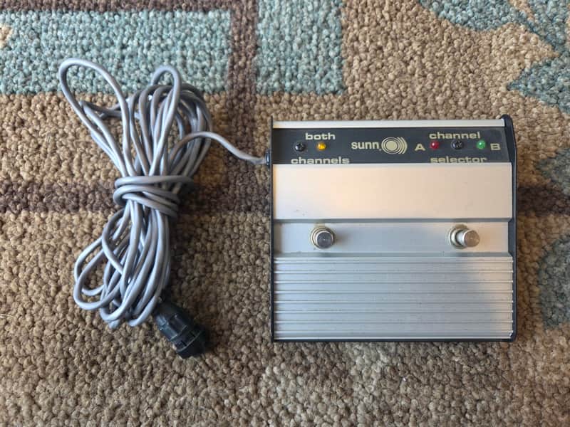 Vintage 1980's Sunn Beta Bass Amplifier Footswitch! image 1