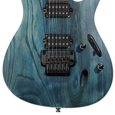 Ibanez Standard S520AH Electric Guitar - Cosmic Blue Stained (S520AHOBFd1) image 8